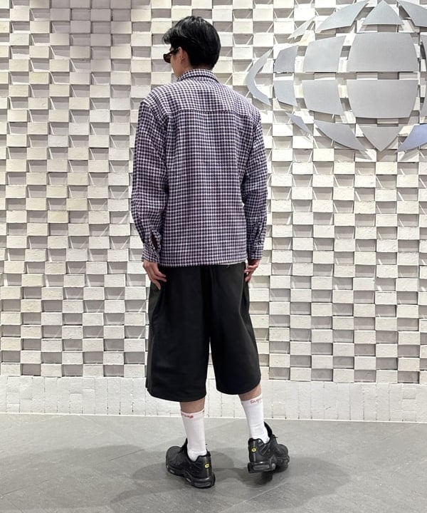 Yutoさんの「BEAMS WOMEN｜カウレザー イージー ショートパンツ【ワイドストレートフィット】」を使ったコーディネート