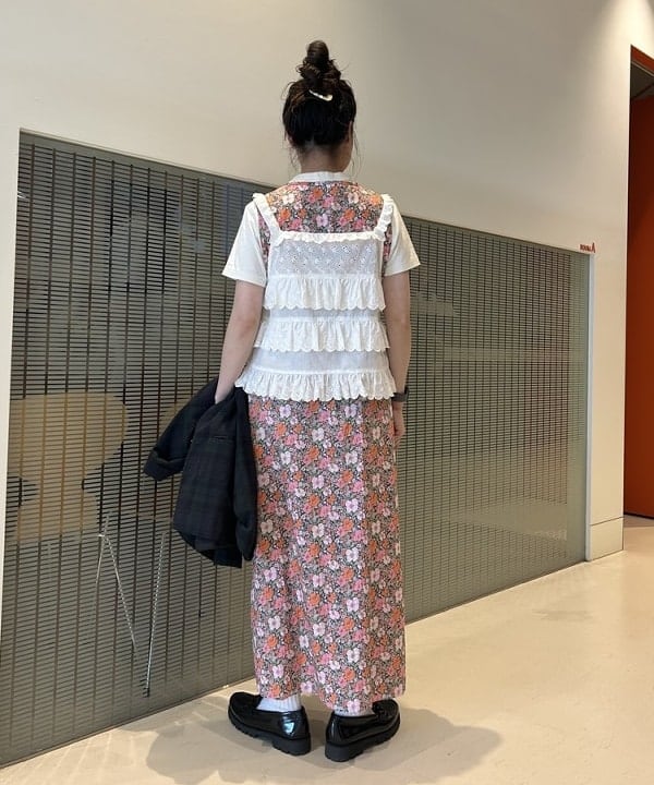 清水 彩乃さんの「BEAMS WOMEN｜チェック ダブル ジャケット」を使ったコーディネート