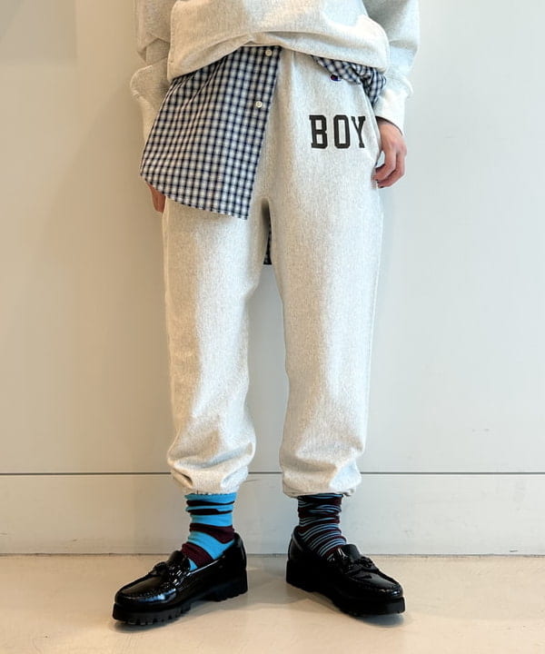 清水 彩乃さんの「BEAMS WOMEN｜【別注】Champion / ボーイ リバースウィーブ(R) クルー」を使ったコーディネート