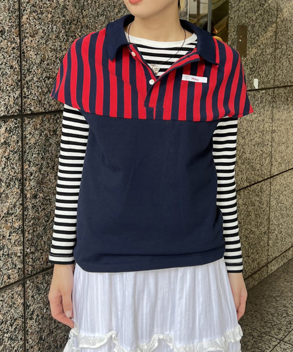 あさひさんの「BEAMS WOMEN｜カットソーレース ティアード スカート」を使ったコーディネート