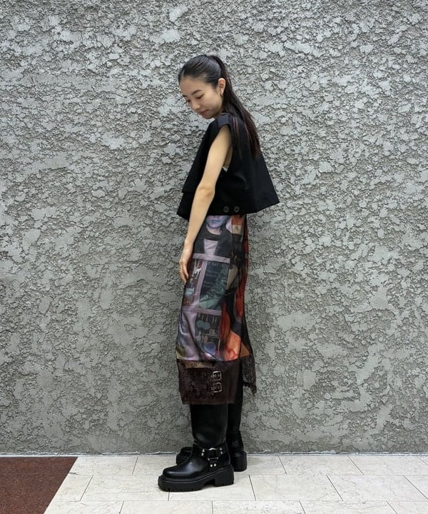 ササキさんの「BEAMS WOMEN｜ジップ ヨーク ベスト」を使ったコーディネート