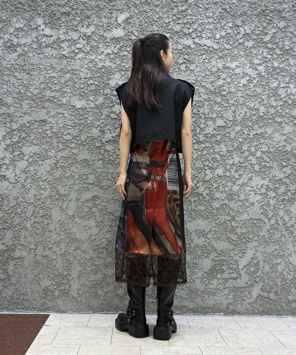 ササキさんの「BEAMS WOMEN｜ジップ ヨーク ベスト」を使ったコーディネート