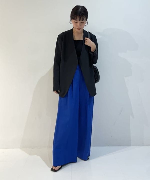 SAKAIさんの「BEAMS WOMEN｜ドライカルゼ ベルテッド ジャケット」を使ったコーディネート