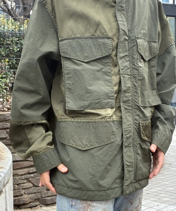 松本 悠平さんの「BEAMS WOMEN｜3ファブリック クレイジー M65 ジャケット【ワイドフィット】」を使ったコーディネート