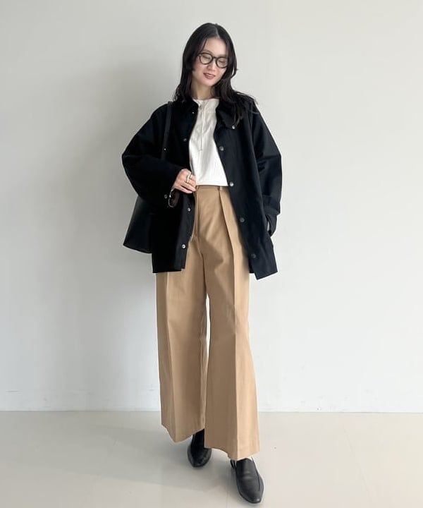 隈元 楓さんの「BEAMS WOMEN｜【別注】Barbour / BEDALE ジャケット」を使ったコーディネート