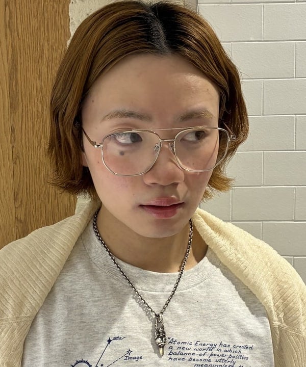 マツミヤさんの「BEAMS WOMEN｜シアー リブ ニット ポロ カーディガン」を使ったコーディネート