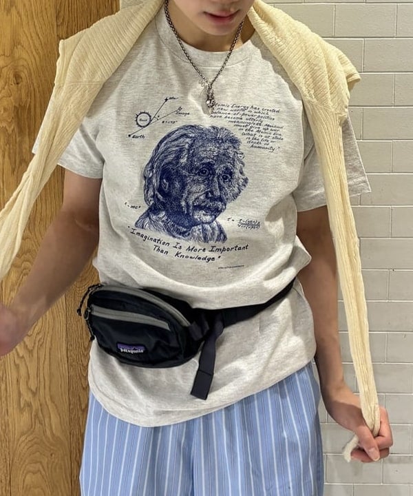 マツミヤさんの「BEAMS WOMEN｜シアー リブ ニット ポロ カーディガン」を使ったコーディネート