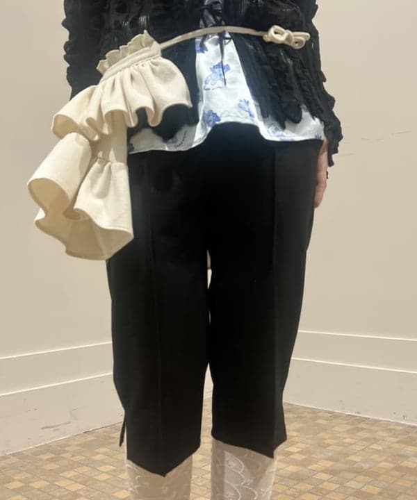 あさひさんの「BEAMS WOMEN｜メッシュ ストライプ カーディガン」を使ったコーディネート