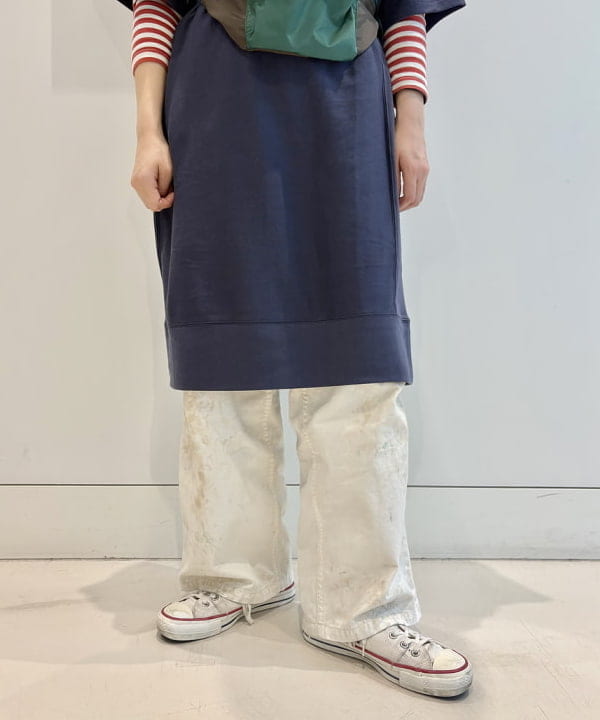 おのすさんの「BEAMS WOMEN｜【別注】Champion / リバースウィーブ(R) ショートスリーブ ワンピース」を使ったコーディネート