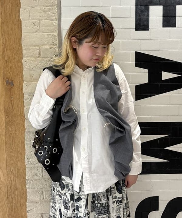 大石彩可さんの「BEAMS WOMEN｜スタッズ ベルト バッグ」を使ったコーディネート