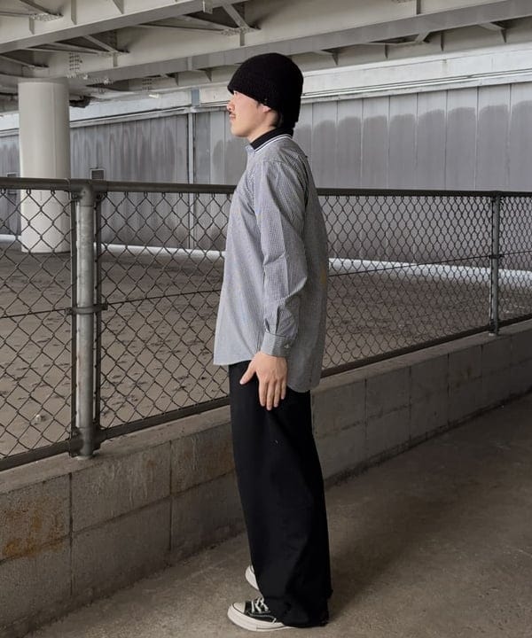 しゅうとさんの「BEAMS WOMEN｜【別注】FRED PERRY / リブカラー シャツ」を使ったコーディネート