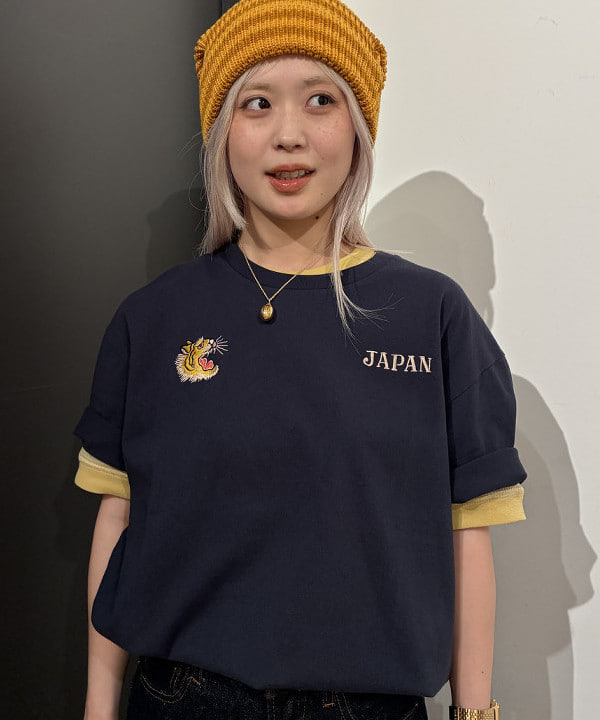 ando naoさんの「BEAMS WOMEN｜【別注】LEUCHTFEUER / 2トーン ボーダー ワッチキャップ」を使ったコーディネート