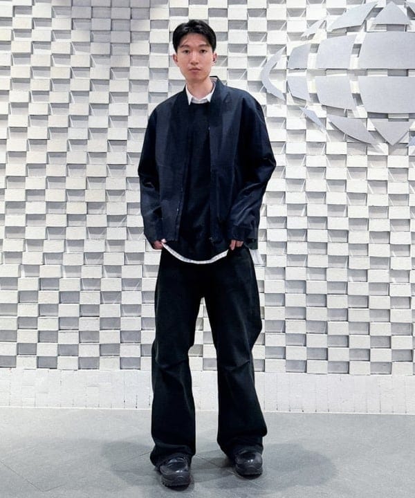 Yutoさんの「BEAMS WOMEN｜バックボタンシャツ」を使ったコーディネート