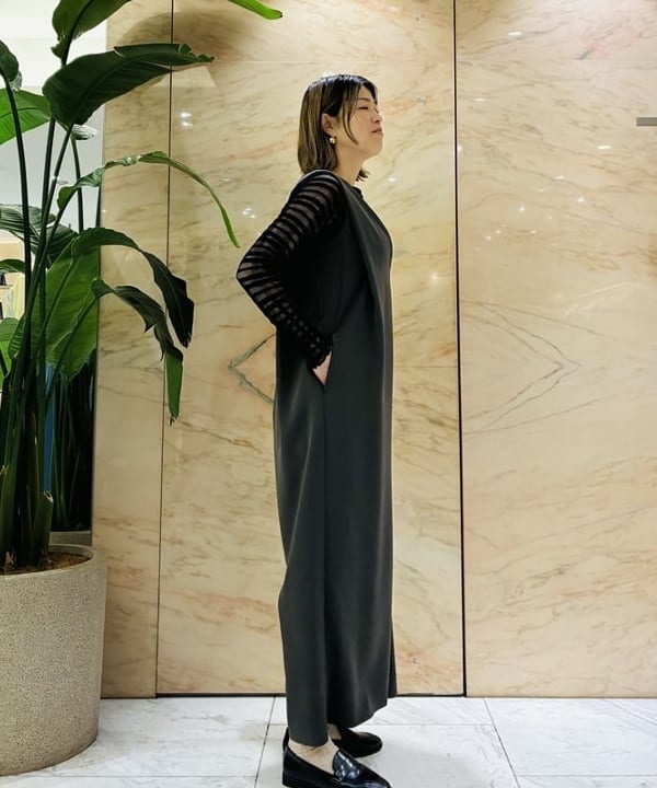 岩沢 珠代さんの「BEAMS WOMEN｜ギャバジン オールインワン」を使ったコーディネート