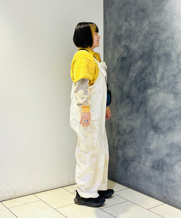 佐藤 歩さんの「BEAMS WOMEN｜ハーフジップ ショートスリーブ スウェット」を使ったコーディネート