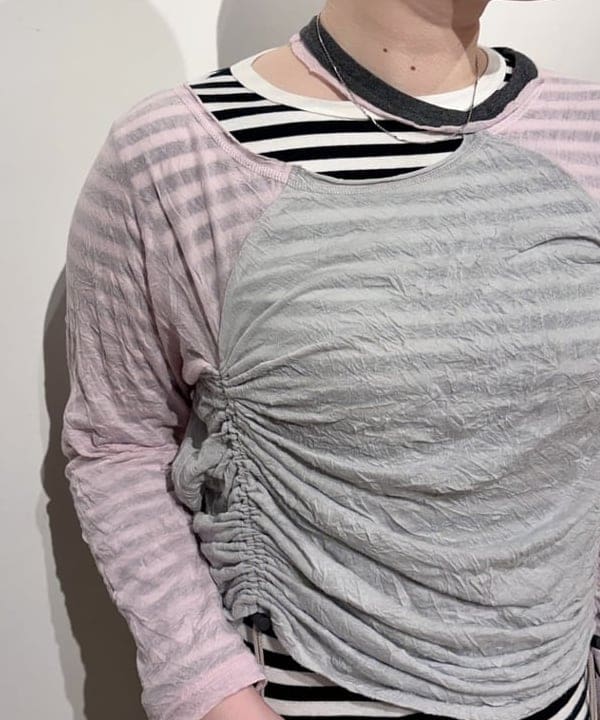 スミレさんの「BEAMS WOMEN｜ワッシャー ラグラン アレンジ ロングスリーブ」を使ったコーディネート