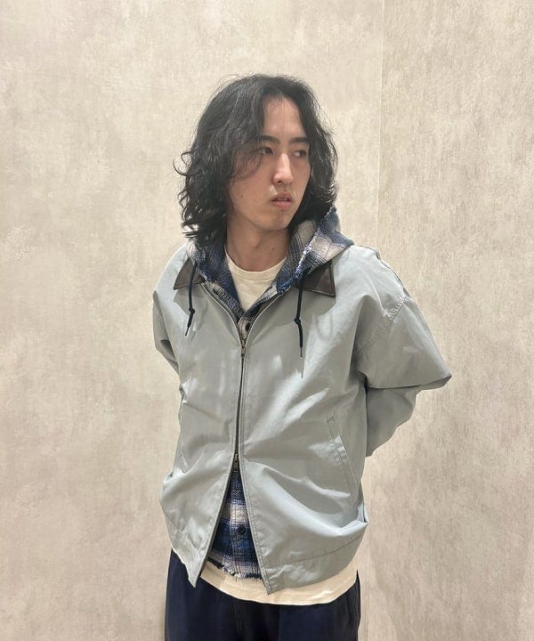 深澤 琥太郎さんの「BEAMS WOMEN｜シンセティックレザーカラー ジャケット」を使ったコーディネート