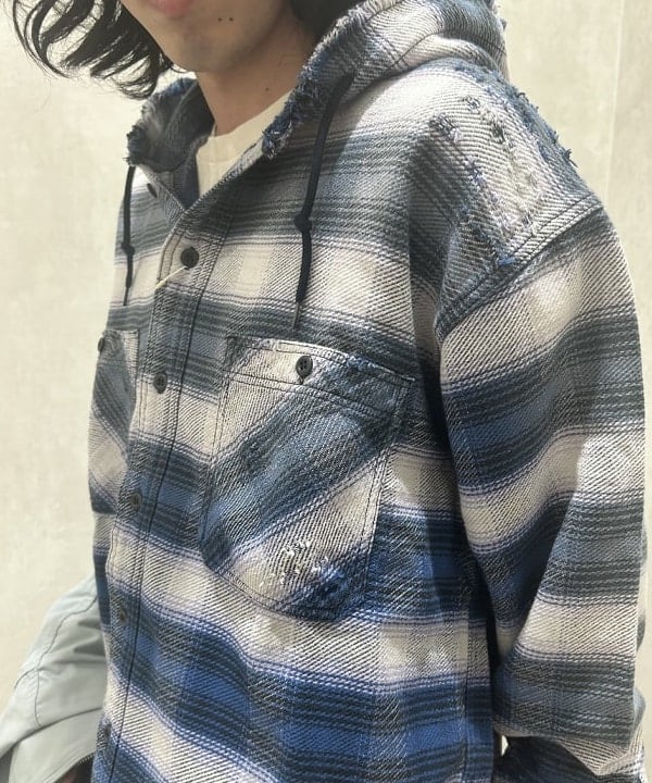 深澤 琥太郎さんの「BEAMS WOMEN｜シンセティックレザーカラー ジャケット」を使ったコーディネート