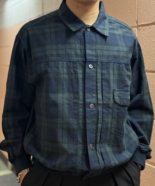 KUROCHANさんの「BEAMS WOMEN｜チェック G-ジャケット【リラックスフィット】」を使ったコーディネート