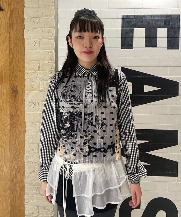 rinnaさんの「BEAMS WOMEN｜4ボタン ダブル ハーフスリーブ ジャケット 26SS」を使ったコーディネート