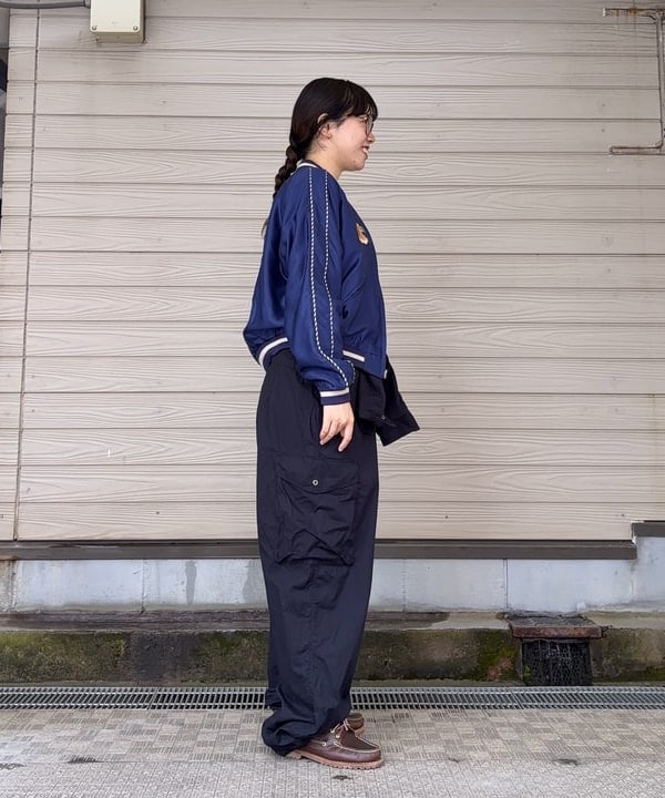 チナツさんの「BEAMS WOMEN｜【別注】テーラー東洋 / 50th 50％ スカジャン」を使ったコーディネート