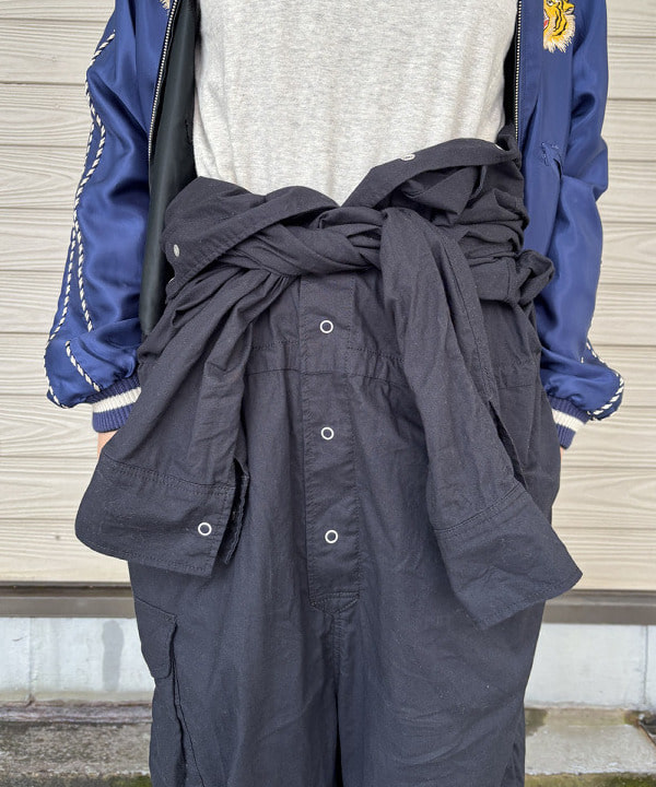 チナツさんの「BEAMS WOMEN｜【別注】テーラー東洋 / 50th 50％ スカジャン」を使ったコーディネート