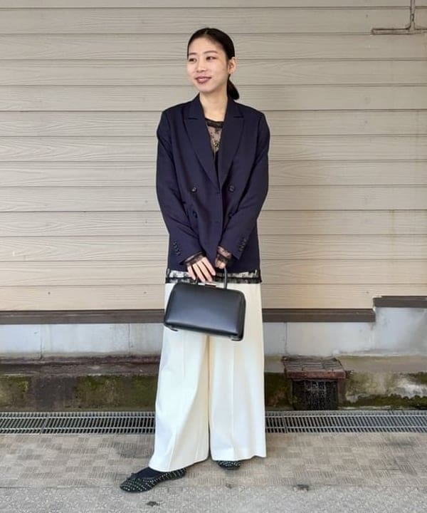 イナダさんの「BEAMS WOMEN｜トリコット イージーパンツ」を使ったコーディネート