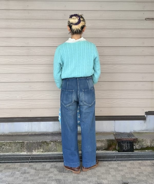 MATSUMOTO AMIさんの「BEAMS WOMEN｜ヴィンテージ レース ブラウス」を使ったコーディネート