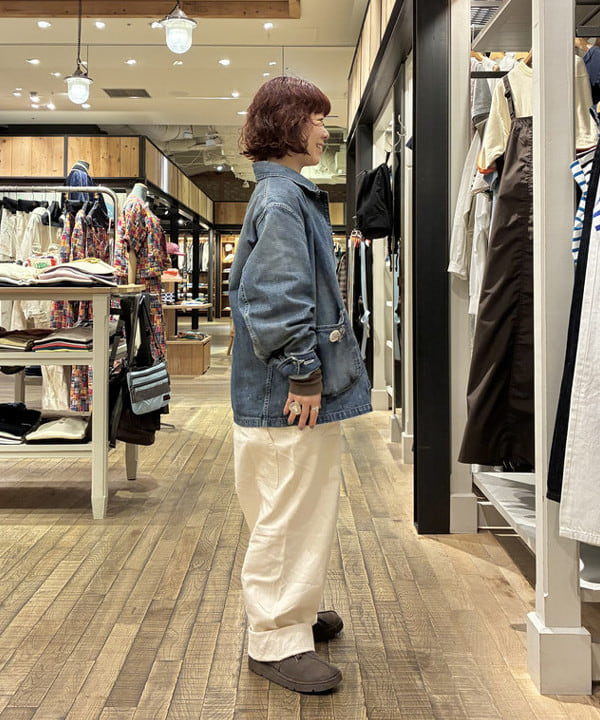 原口 愛さんの「BEAMS WOMEN｜【別注】Lee &times; maturely / ヴィンテージ ロコ ジャケット」を使ったコーディネート