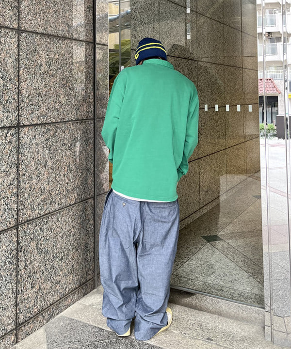 菊田 悠さんの「BEAMS WOMEN｜【別注】Champion / Rugger Shirt」を使ったコーディネート