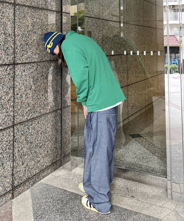 菊田 悠さんの「BEAMS WOMEN｜【別注】Champion / Rugger Shirt」を使ったコーディネート