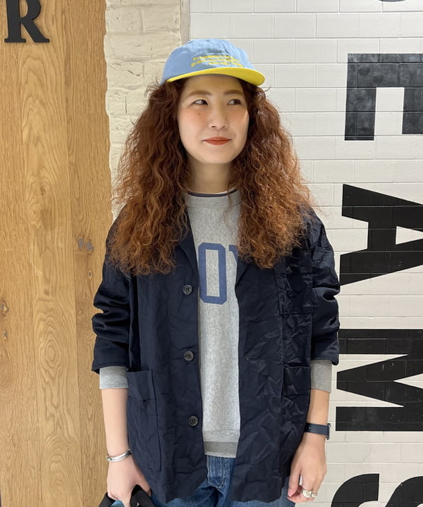 エノモト アミさんの「BEAMS WOMEN｜リンクル ジャケット」を使ったコーディネート