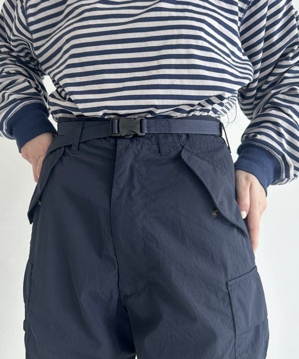 清水 彩乃さんの「BEAMS WOMEN｜【別注】Jeyoka / ナイロン ベルト」を使ったコーディネート