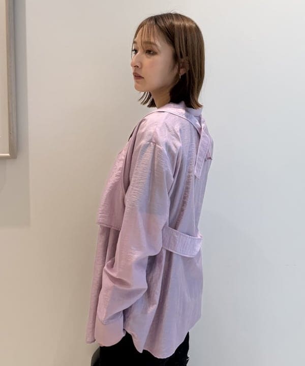 松本 佳菜子さんの「BEAMS WOMEN｜【別注】DANTON / インナー Tシャツ」を使ったコーディネート