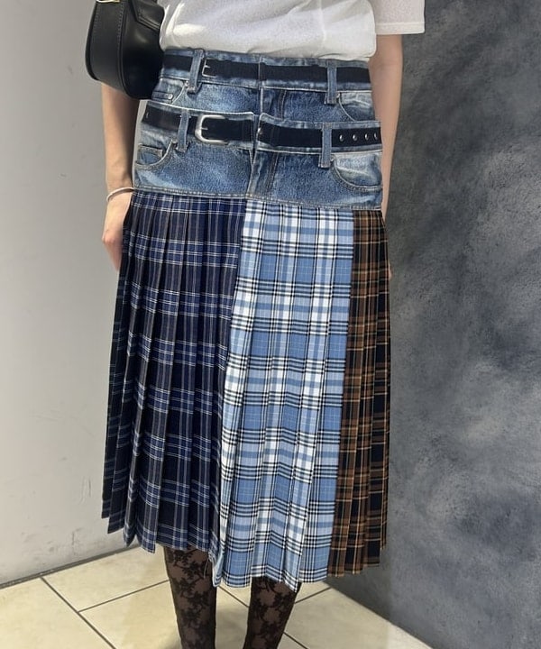 ハルカさんの「BEAMS WOMEN｜バックスリット カーブ ヘムTシャツ」を使ったコーディネート