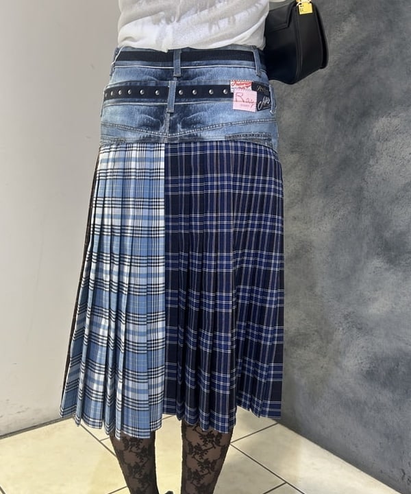 ハルカさんの「BEAMS WOMEN｜バックスリット カーブ ヘムTシャツ」を使ったコーディネート