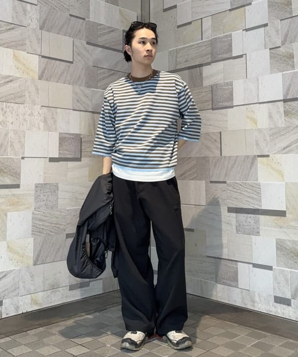 久保田 耀さんの「ショート ニット Tシャツ 【ワイドショートフィット】」を使ったコーディネート