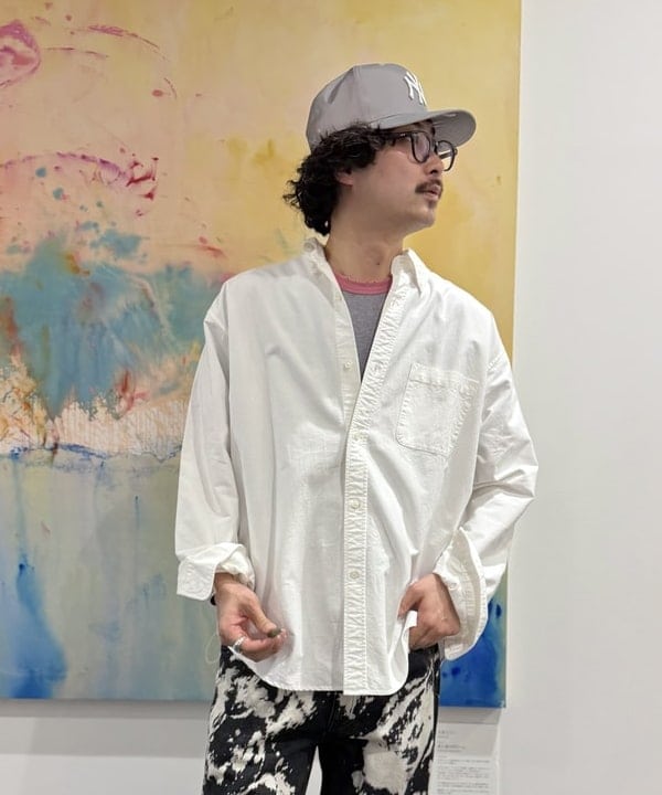 BAKU(東江 漠)さんの「BEAMS WOMEN｜ヘビーオックスフォード ボタンダウンシャツ」を使ったコーディネート