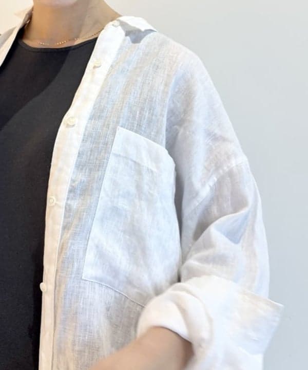 AONO SHIKAMAさんの「BEAMS WOMEN｜ビーチサイド シャツ .M」を使ったコーディネート