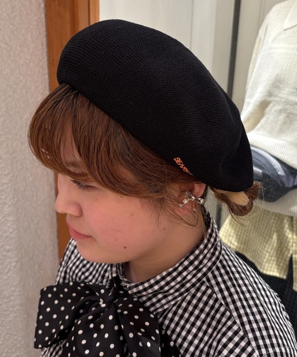 大石彩可さんの「BEAMS WOMEN｜ロゴ ベレー」を使ったコーディネート