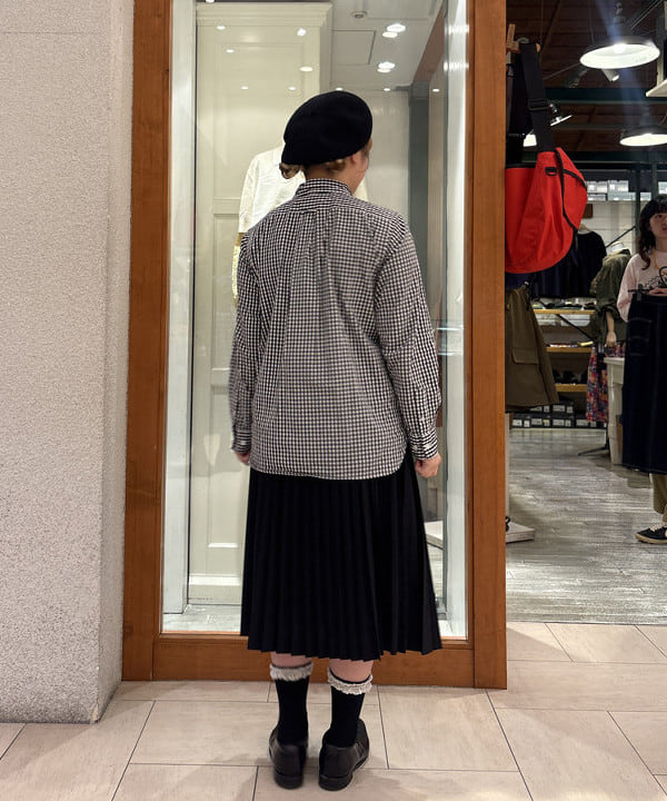 大石彩可さんの「BEAMS WOMEN｜ロゴ ベレー」を使ったコーディネート