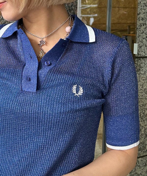 佐藤 亜美さんの「BEAMS WOMEN｜【別注】FRED PERRY / リブ ニット シャツ」を使ったコーディネート