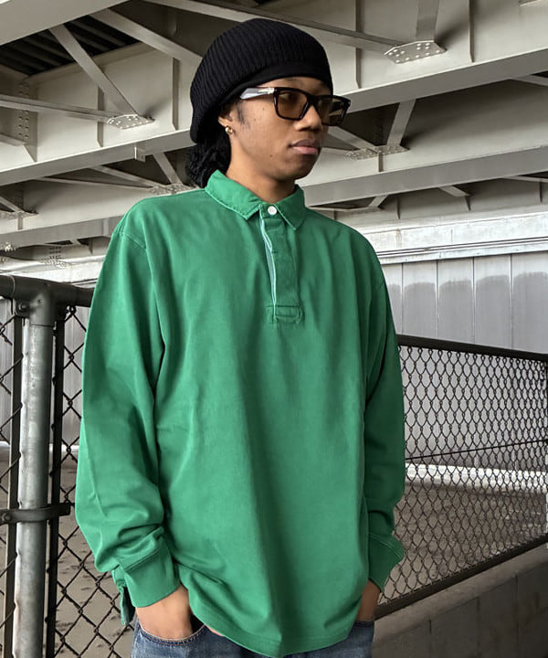 NADEL ナデールさんの「BEAMS WOMEN｜【別注】Champion / Rugger Shirt」を使ったコーディネート