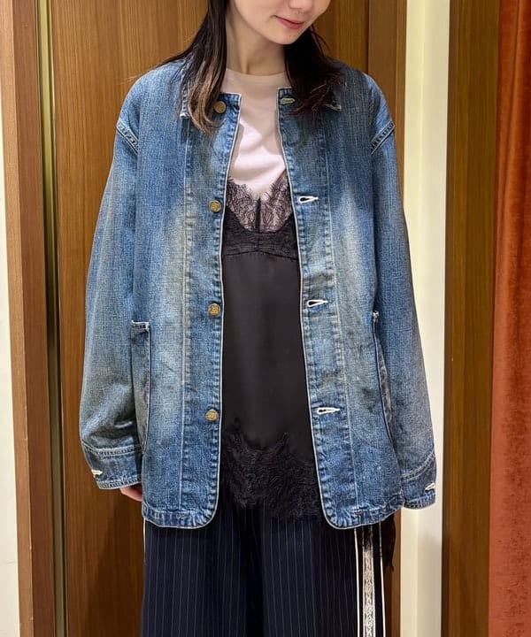 むりょさんの「BEAMS WOMEN｜レースライントラックパンツ」を使ったコーディネート