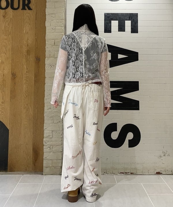 rinnaさんの「BEAMS WOMEN｜エンブロ エプロン パンツ」を使ったコーディネート
