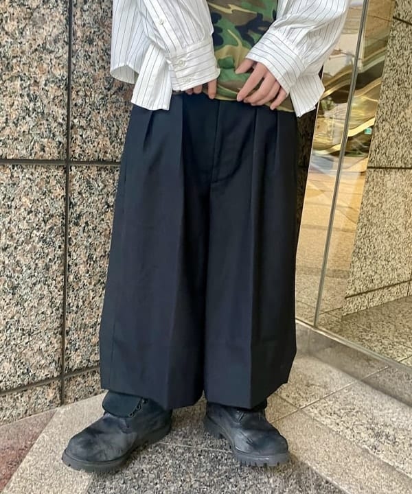 はるひむさんの「BEAMS WOMEN｜maturely / チョーク ストライプ レース タイ ロングスリーブ」を使ったコーディネート