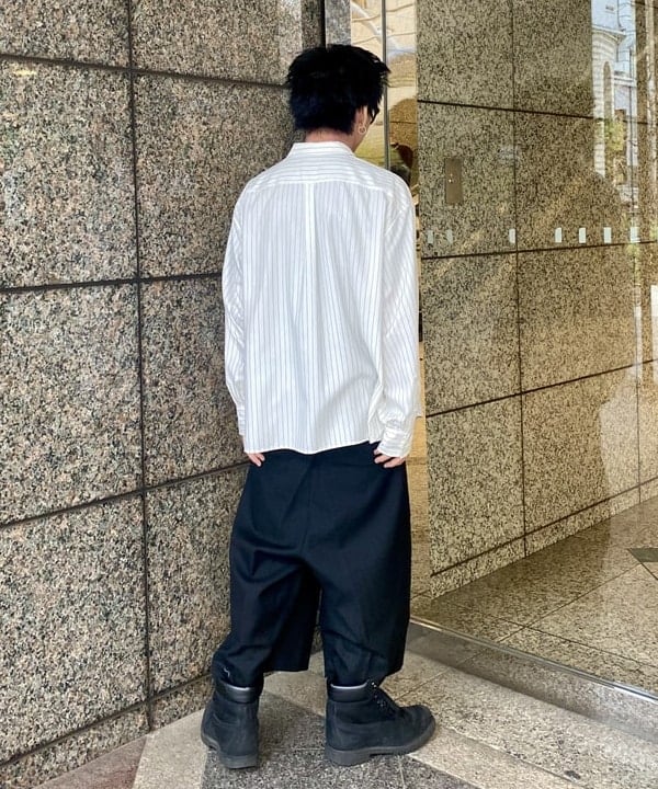 はるひむさんの「BEAMS WOMEN｜maturely / チョーク ストライプ レース タイ ロングスリーブ」を使ったコーディネート