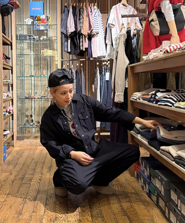 Heg.さんの「BEAMS WOMEN｜【別注】NEW ERA / LP 9FIFTY Satin Mix Patch MLB Cap」を使ったコーディネート