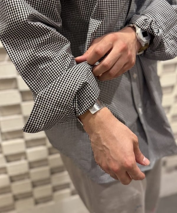 BAKU(東江 漠)さんの「BEAMS WOMEN｜【別注】FRED PERRY / リブカラー シャツ」を使ったコーディネート