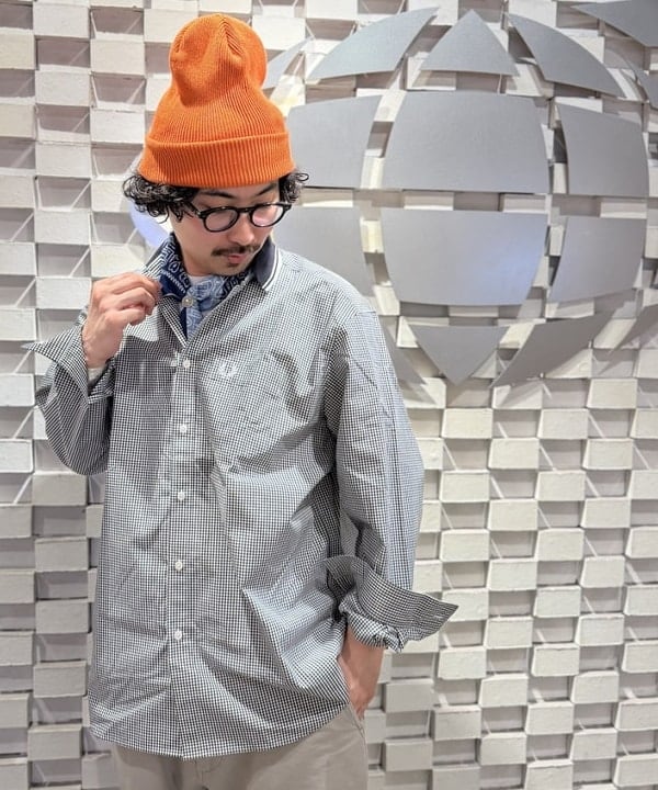 BAKU(東江 漠)さんの「BEAMS WOMEN｜【別注】FRED PERRY / リブカラー シャツ」を使ったコーディネート